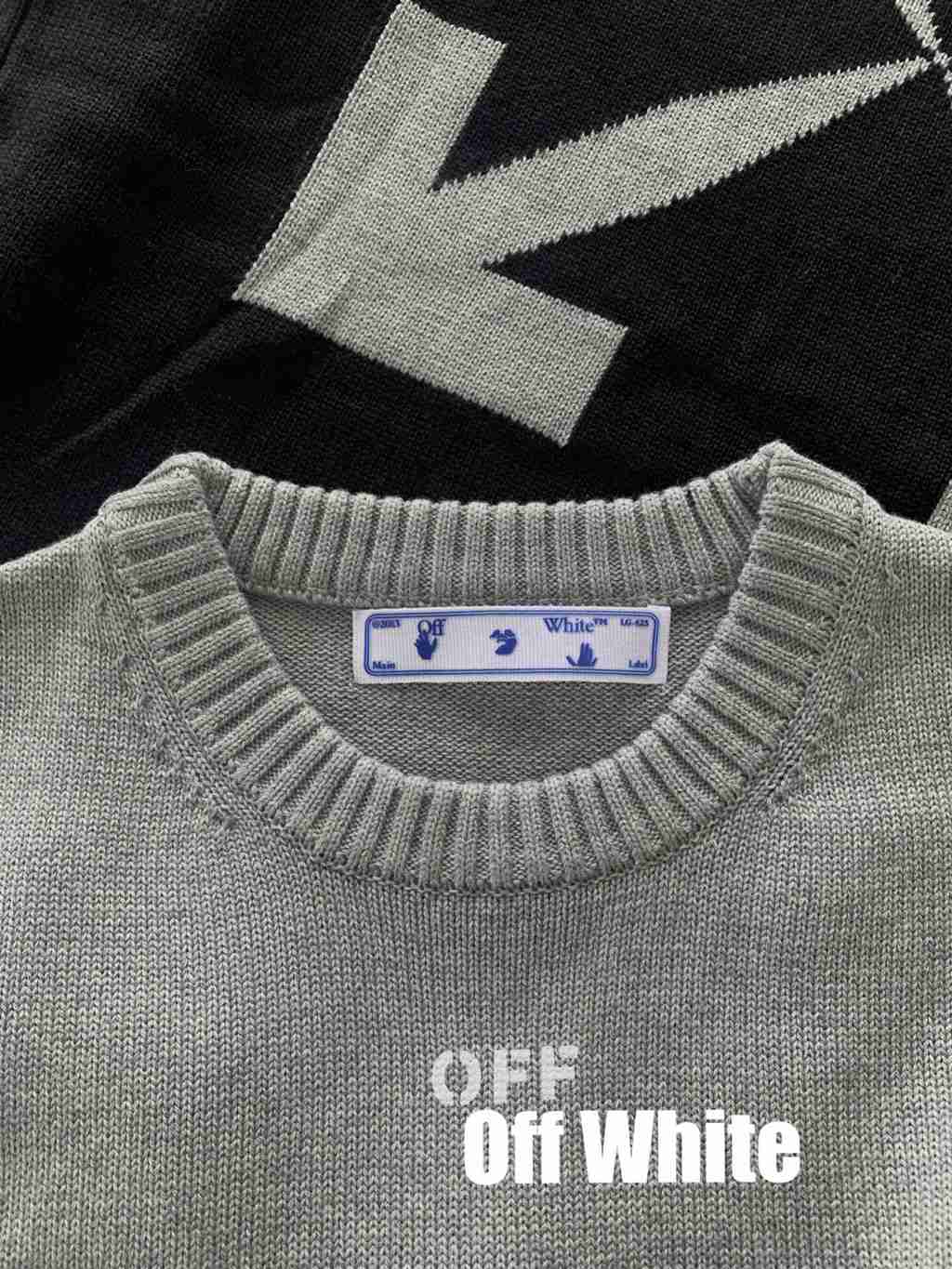 Off-White 2021 DIAG KNITWEAR